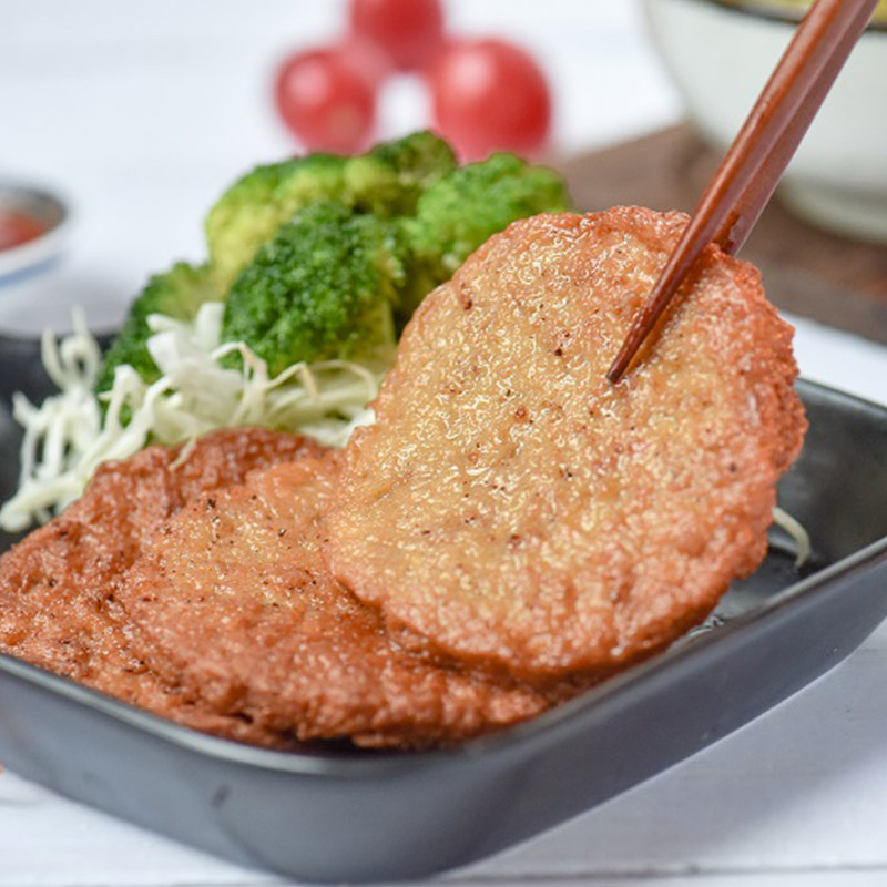 台湾松珍素食放牛吃草爱之素香鸡排3公斤冷冻素肉