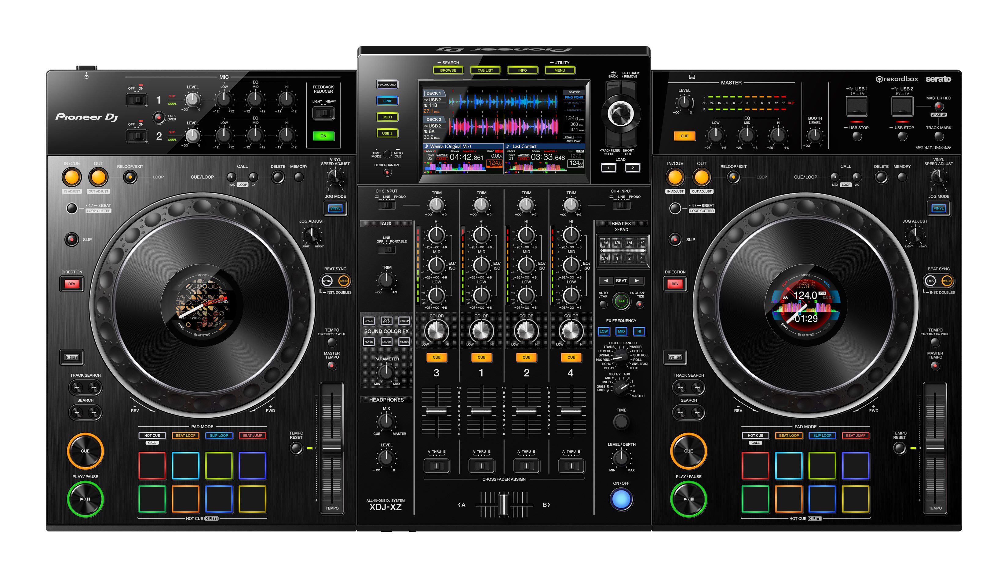 先锋pioneerxdjxz数码家用入门级打碟机控制器一体机打碟机