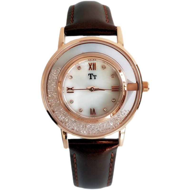 手表tt正品高级夏季小众轻奢流沙石英气质简约国产腕表