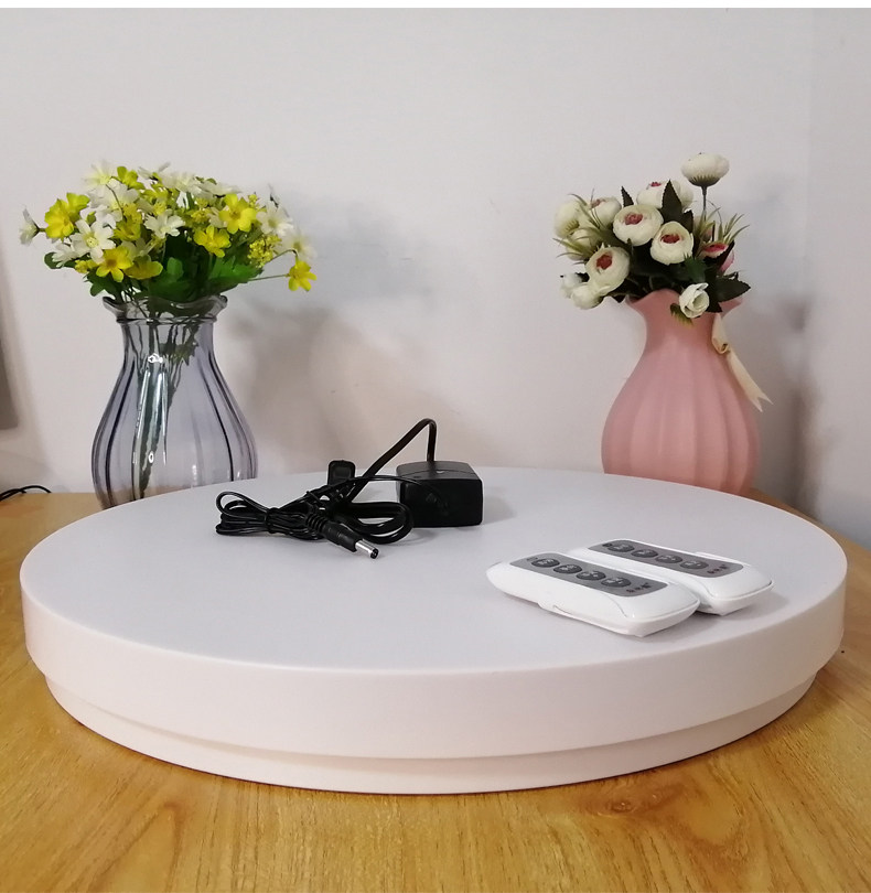 直播展示台服装转台拍照转盘自动旋转展示架静物转盘