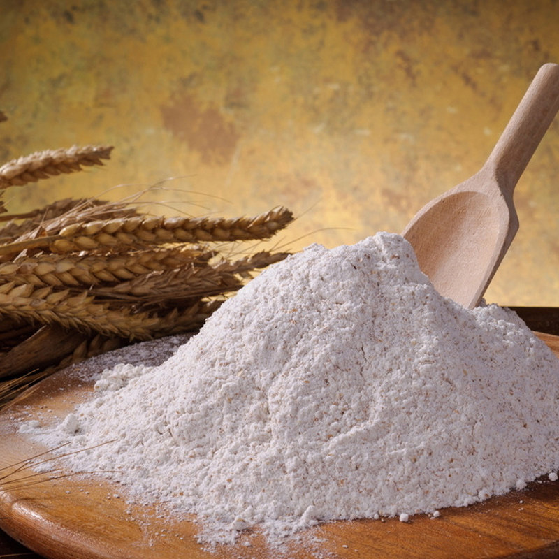 小麦面粉家用元宝家常包子馒头头中通用5斤面粉