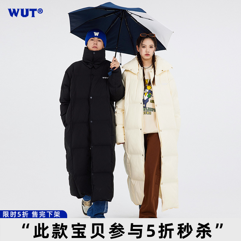 【喻言同款】WUT凛冬系列 原创设计长款加厚保暖蓬松棉服男女外套