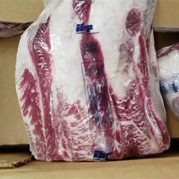牛肉美国ibp蓝标牛小排雪花ibp原切去骨无骨牛排
