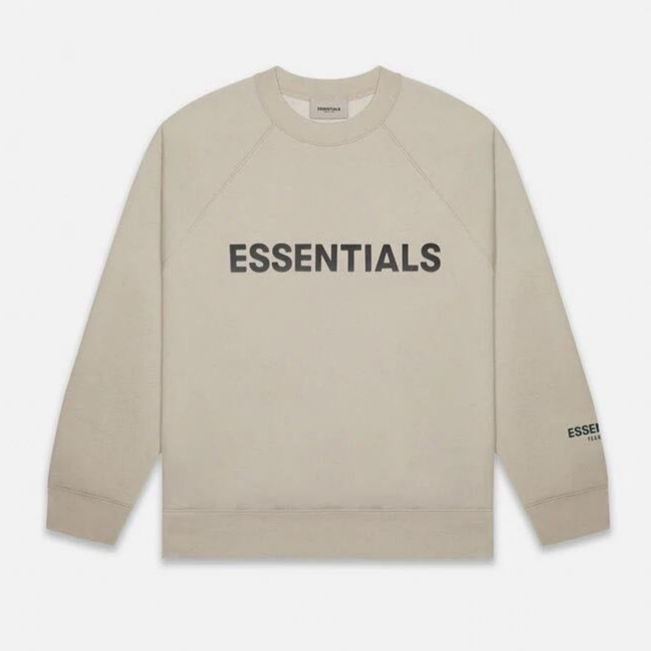 fearofgodessentialsfog20ss胸前字母logo圆领卫衣