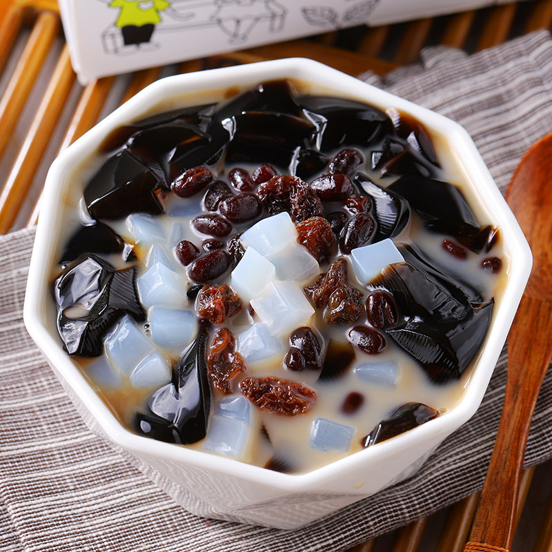 仙草凉凉台湾烧仙草315g即食酸奶椰果味菠萝味龟苓膏网红零食包邮