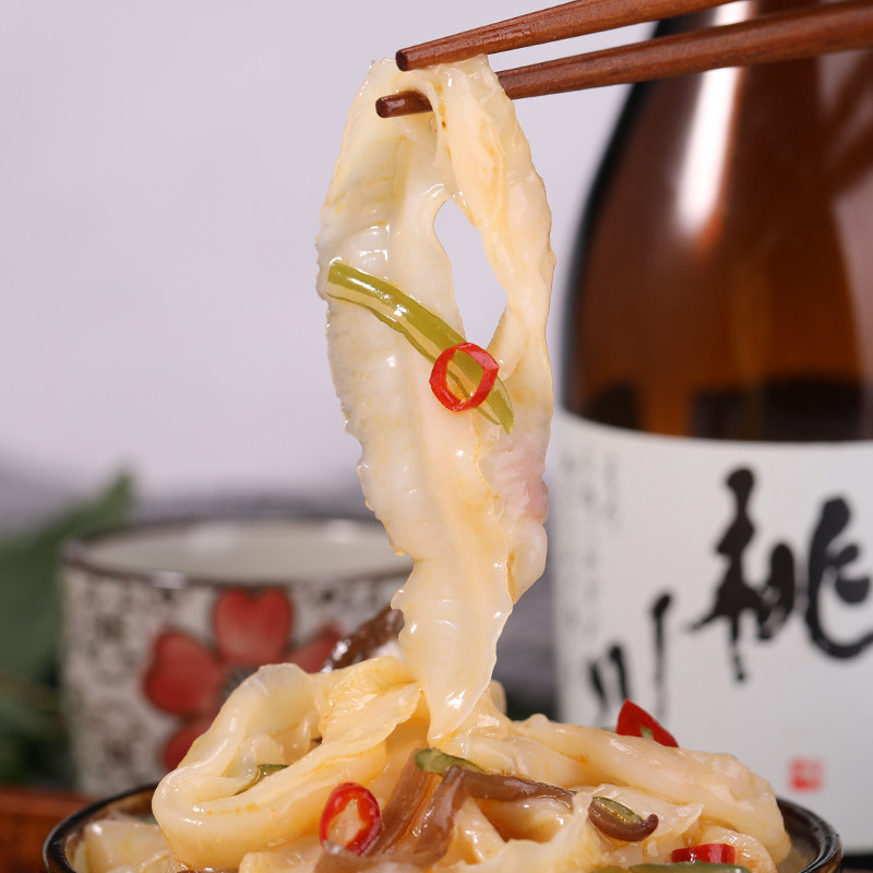 扇贝大连麻辣裙边调味即食新鲜现剥冷冻海鲜贝类制品