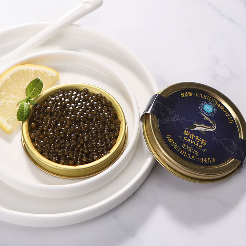 西伯利亚鲟鱼籽酱鱼子酱罐头10g海鲜寿司鱼籽cavia鱼子籽