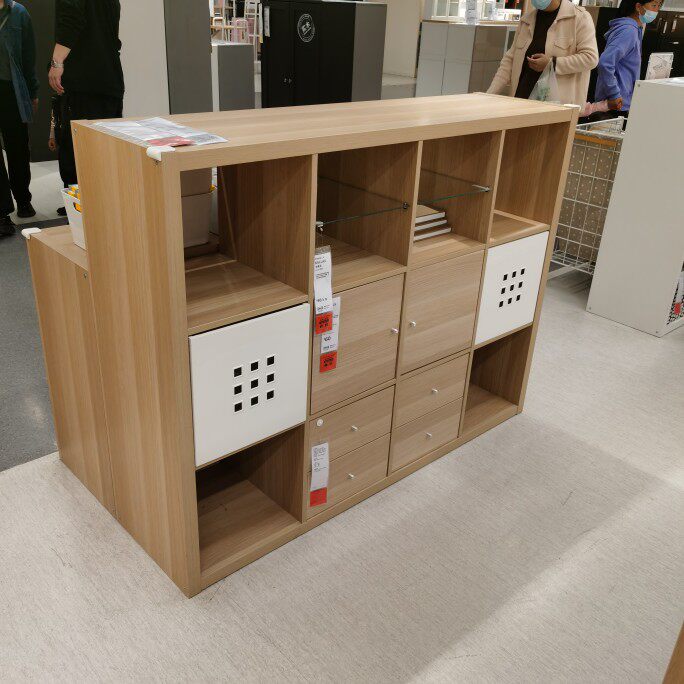 宜家国内代购卡莱克搁架单元物架书架玩具收纳收纳柜