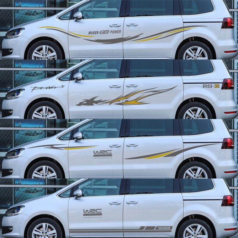 大众夏朗车贴拉花蔚领朗境改装装饰个性汽车汽车装饰贴