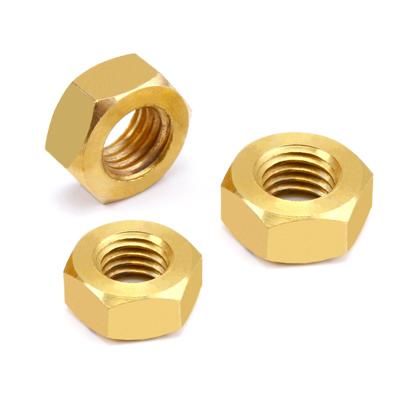 铜螺母 铜六角螺母 62铜螺帽 m2 2.5 m3 m4 m5 m6 m8 m10 - m20
