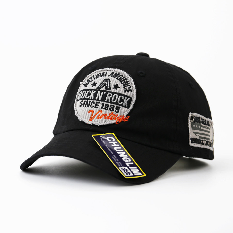 限量全棉chunglim出品韩单女士春夏秋冬款棒球帽鸭舌帽子黑色合集