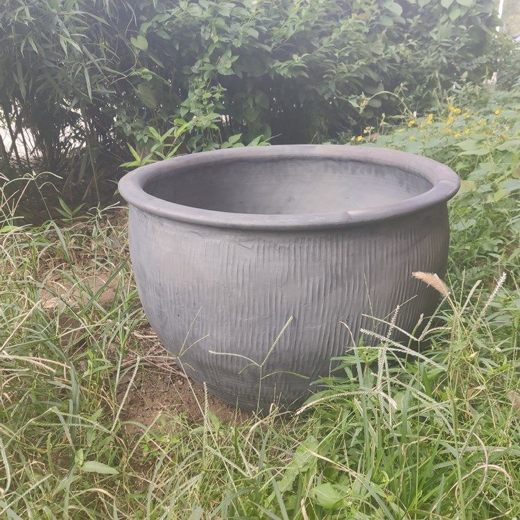 包邮鱼缸瓦盆金鱼睡莲庭院造景花园莲花花盆桌面缸