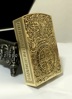 zippo纯铜地狱神探恶灵挽歌打火机