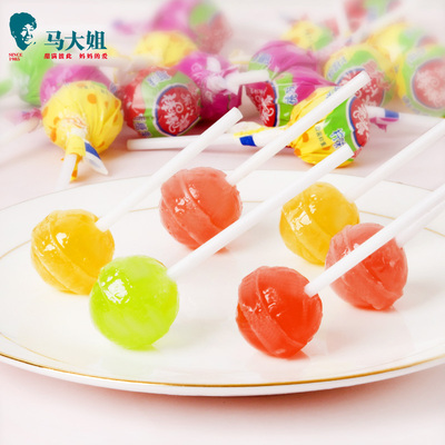 马大姐果汁棒棒糖规格合水果味喜糖小时候零食传统糖果 原价69.