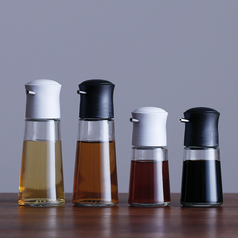risu餐桌挤压调节可调油壶醋瓶调味瓶厨房定量调味瓶罐