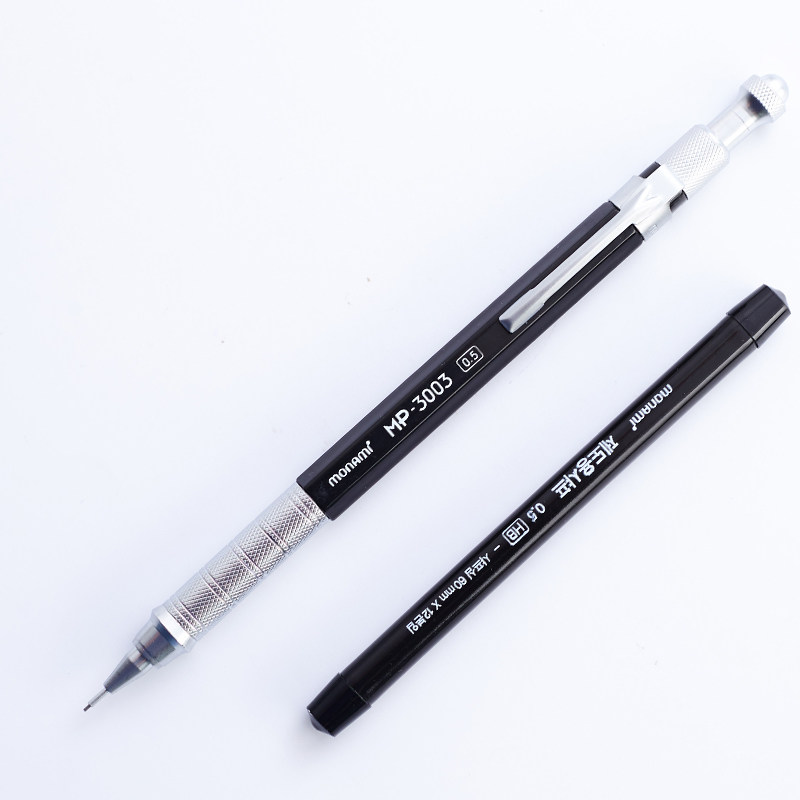 韩国正品monami那美娜美mp400305mm原装自动铅笔中性笔