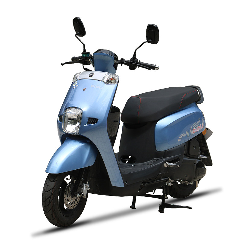 摩托车电喷光威s5踏板燃油整车上牌110cc女装摩托车整车