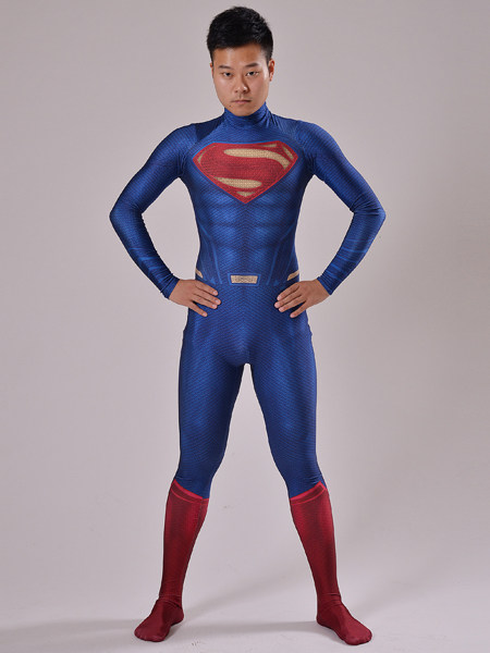 超人紧身衣最新新款cosplay服装莱卡弹力zentai英雄动漫