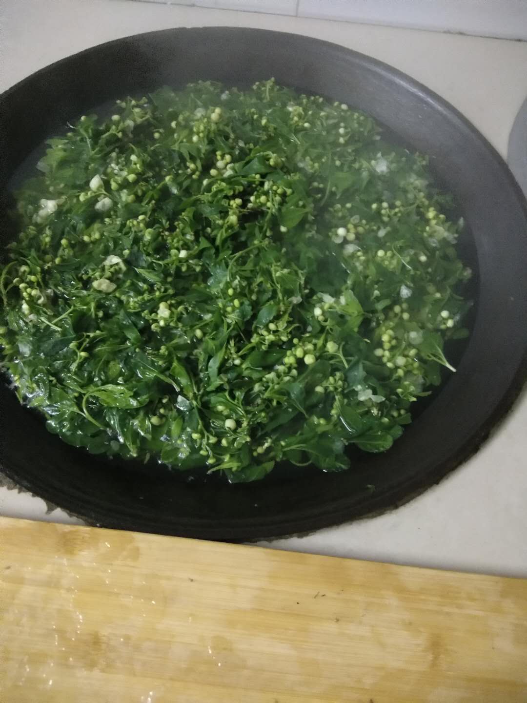 干菜 湖北土特产 大别山野菜 麻城白花菜 野生干白花菜 自晒干货
