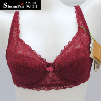 ແທ້ຈິງແລ້ວ Carrie Poetry 2004L underwear push-up thin section breast-retracting adjustable large size bra clearance 3947L