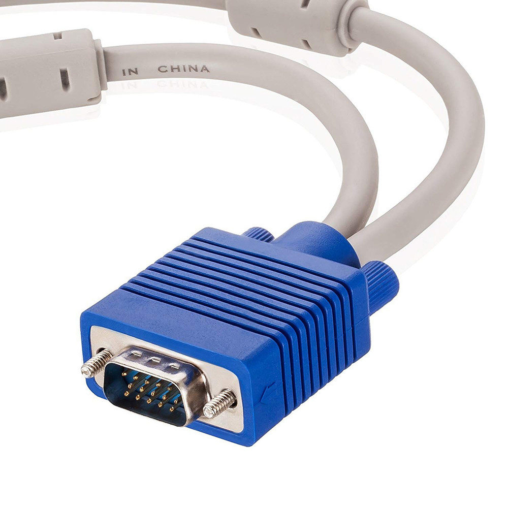 vga分屏显示器1分分配器二分一拖高清一分电脑连接线