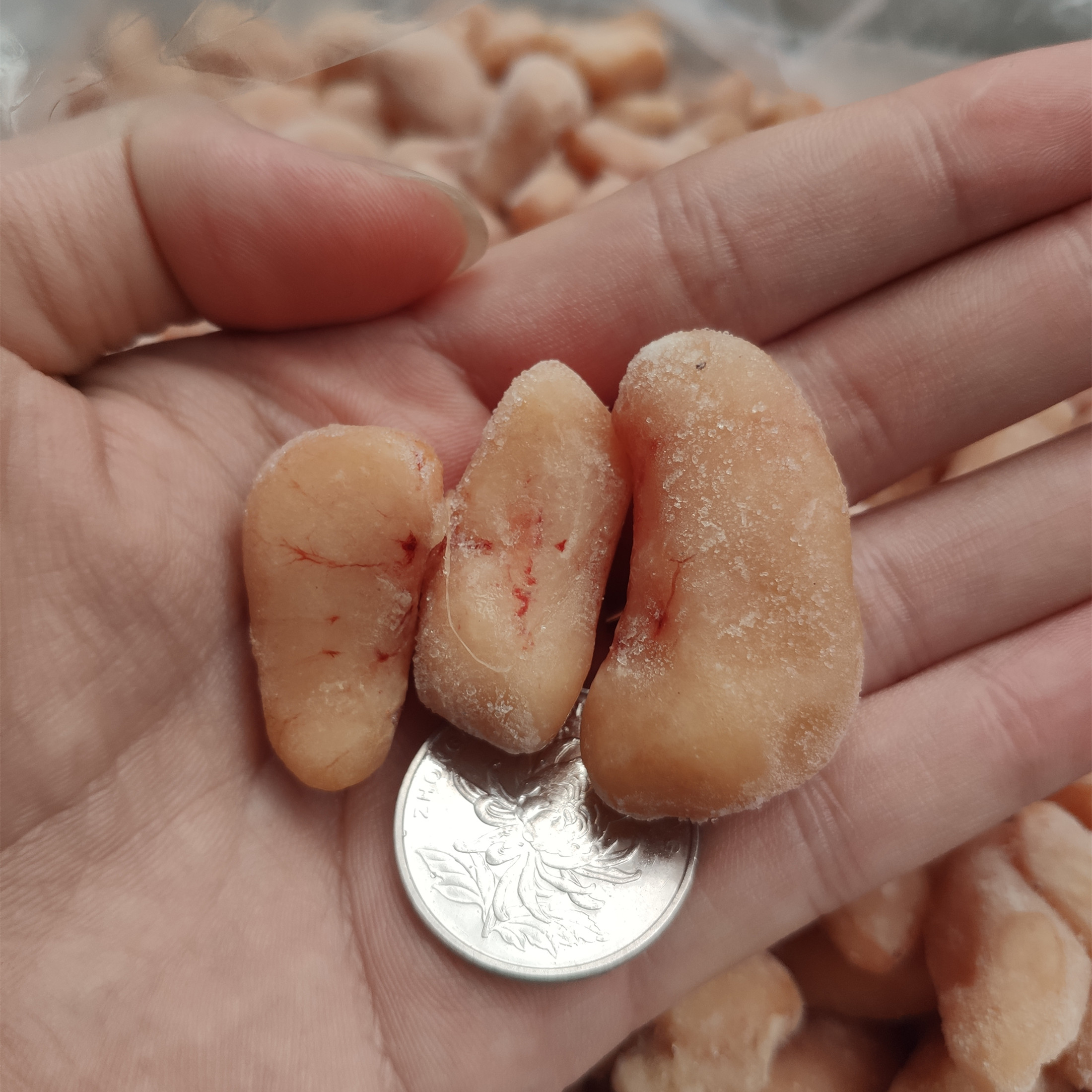 1斤鸡卵子新鲜速冻鸡腰子鸡春子鸡宝公鸡蛋蛋鸡子鸡睾丸满2斤包邮