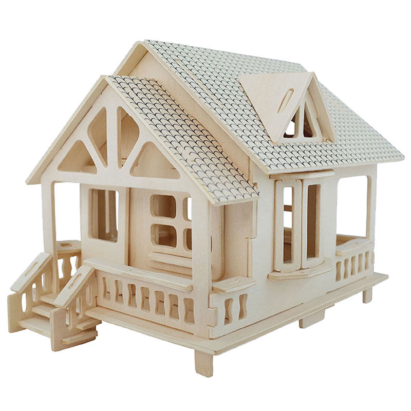 木屋模型木质手工制作成人diy大别墅小房子木头拼图玩具女生建筑