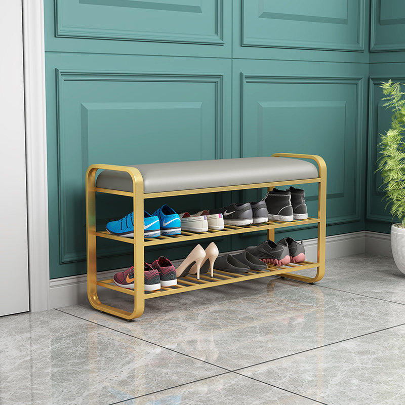 鞋架铁艺多层简易门口家用室内好看架子进门鞋架