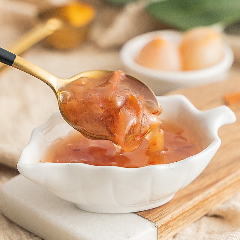 荔枝果酱果泥烘焙奶茶店专用原料 荔枝酱果粒果肉果味酱饮料1kg-寻一