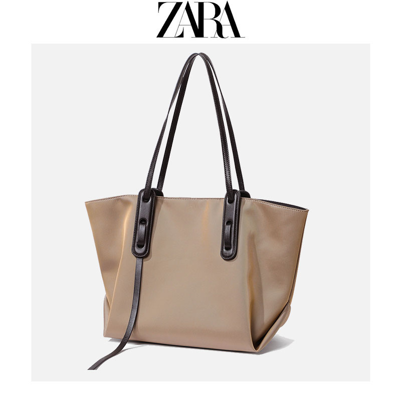 trfzara托特包包女小众设计大容量大学生上课通勤挎包