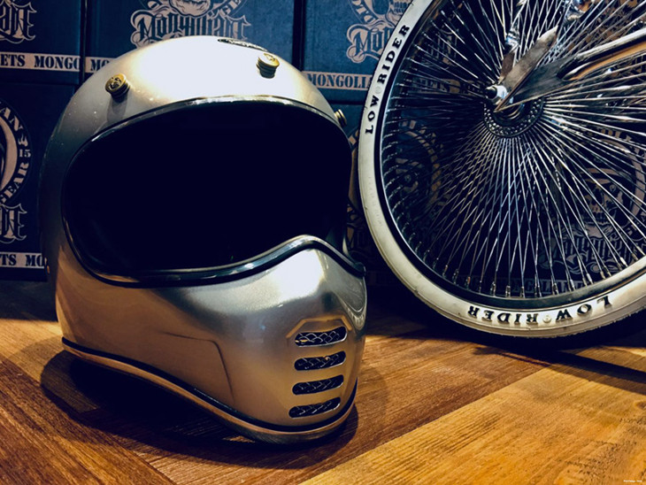 台湾正品mongolian复古摩托车头盔杜卡迪哈雷宝马蒙古人摩托车头盔