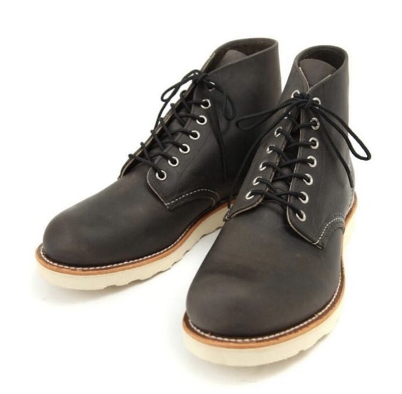 美国正品现货红翼8190马皮redwing圆头茶芯色工装时装靴