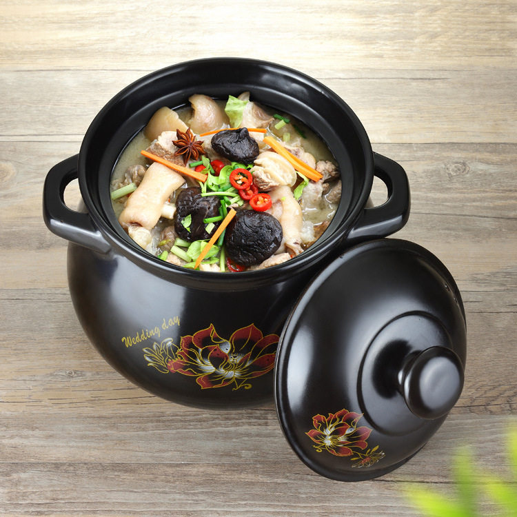汤锅耐高温瓦罐汤煲陶瓷小沙沙锅煲汤炖锅明火砂锅