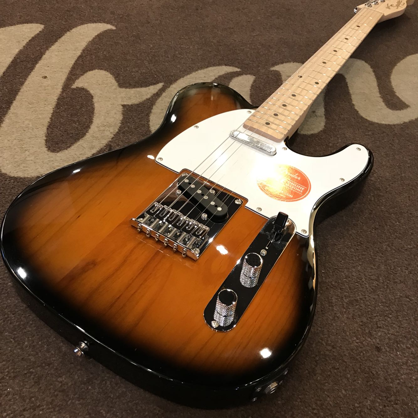 fender芬达旗下squier印尼affinitytele电吉他日落色吉他电吉他