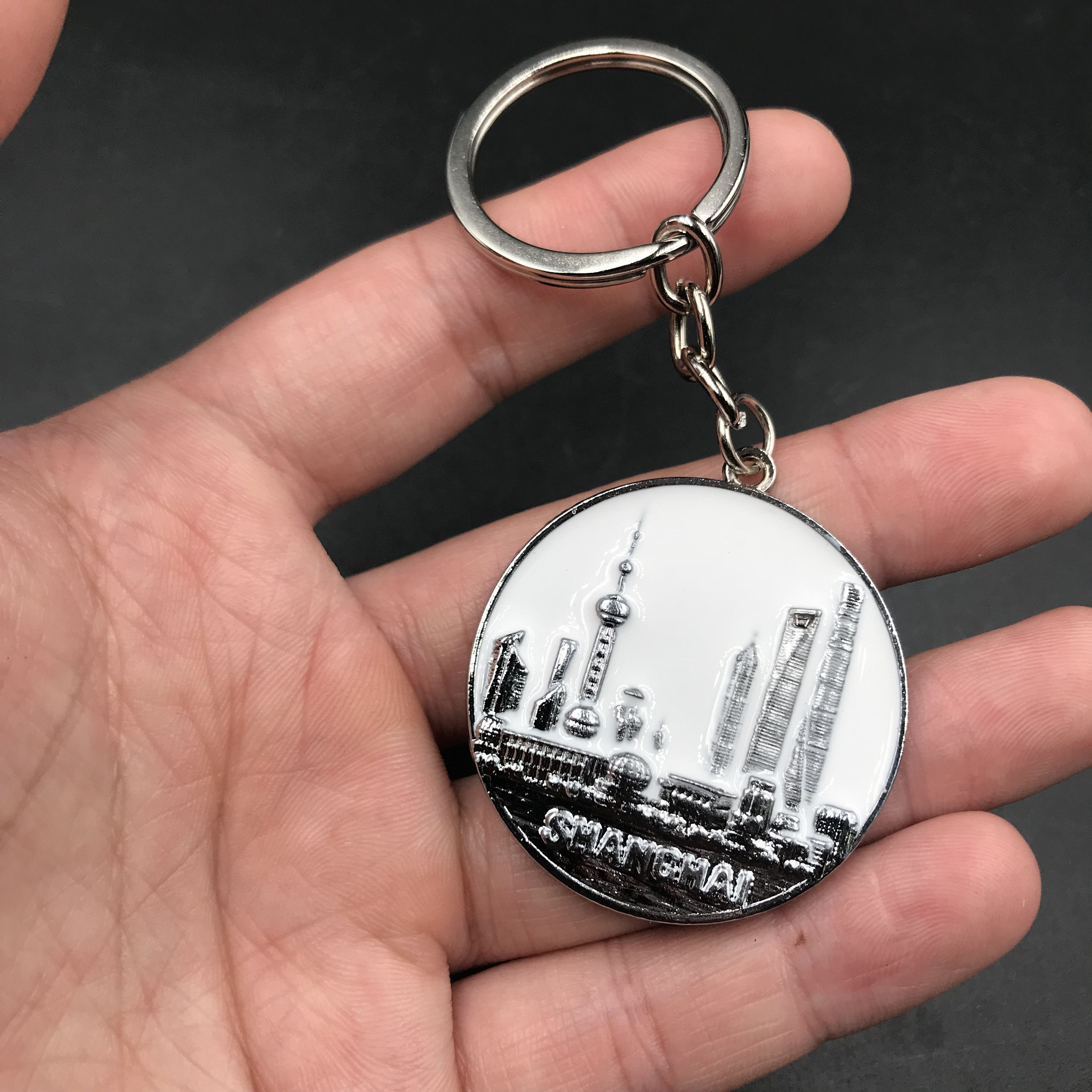 上海纪念品钥匙扣钥匙圈东方明珠外滩城隍庙景点旅游小礼钥匙扣