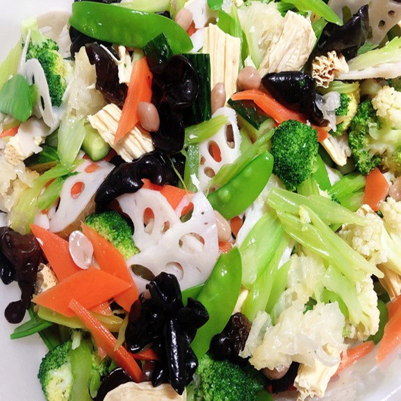 天津南市特色美食凉拌素什锦素菜新鲜现做老味凉菜