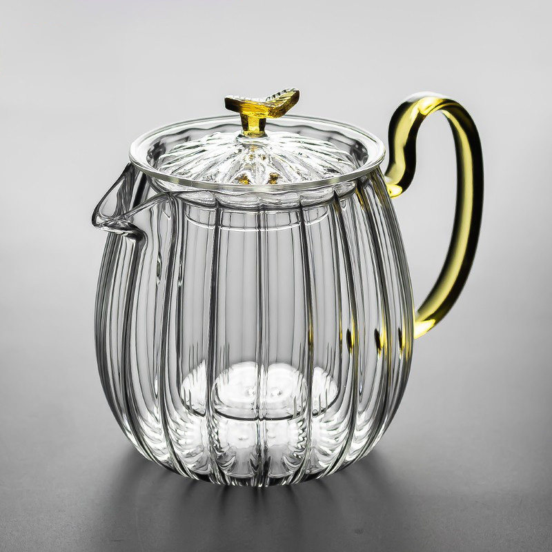 闻喧手工耐热玻璃泡茶茶壶单壶家用耐高温过滤茶壶