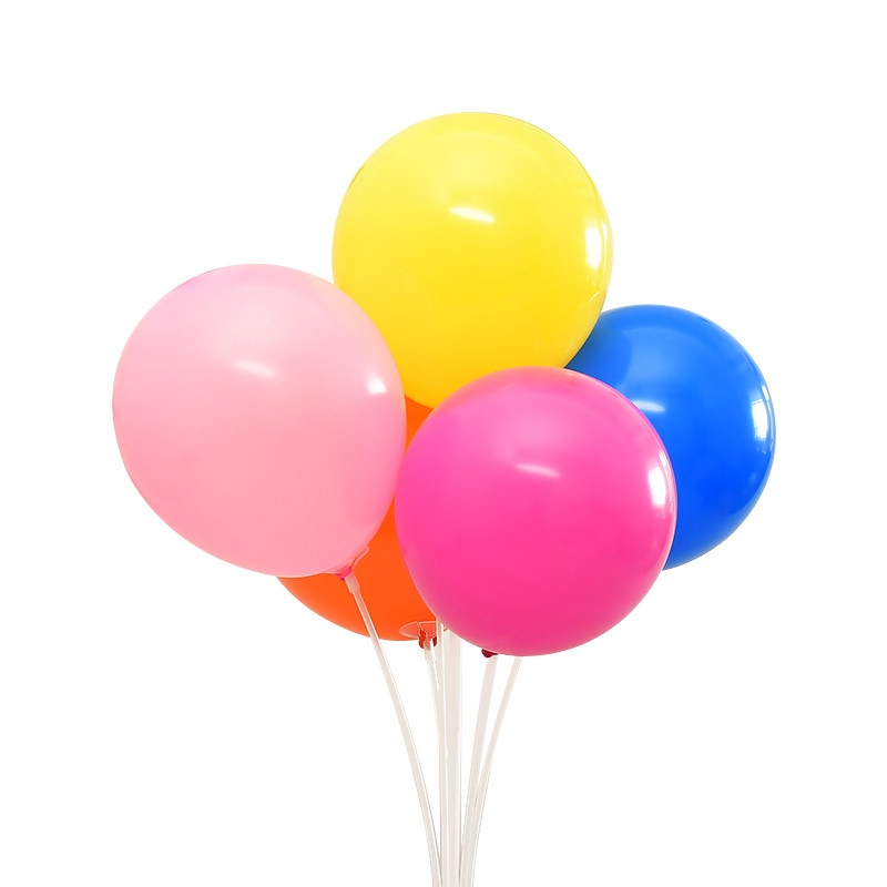 婚礼结婚用品亚光10寸圆形乳胶气球儿童祝寿气球
