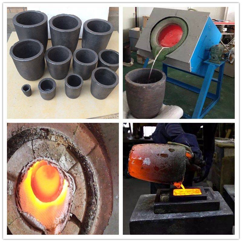 金属铸造熔炉小型造化铜化金银高温炼铝坩埚伴热设备