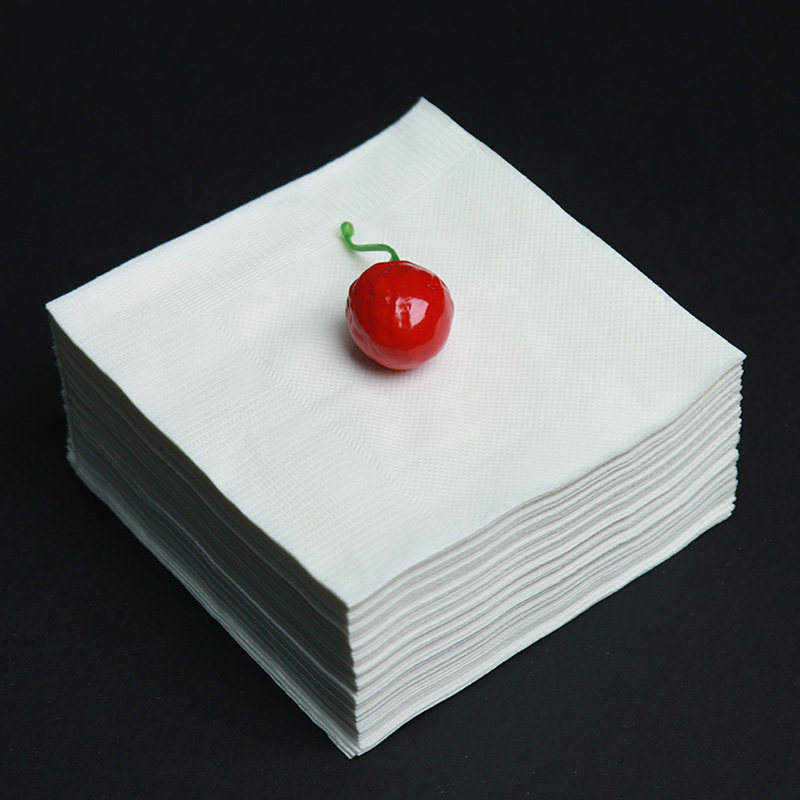 高档西餐厅正方形餐巾纸饭店卫生抽纸商务双层方巾抽纸