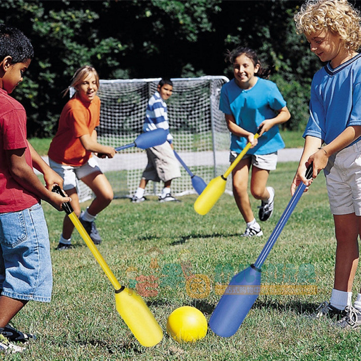 卡乐咪早教儿童户外软式球棒体能训练弹力曲棍球球类玩具