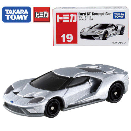tomy多美卡合金小汽车19号福特gt跑车60号野马车模
