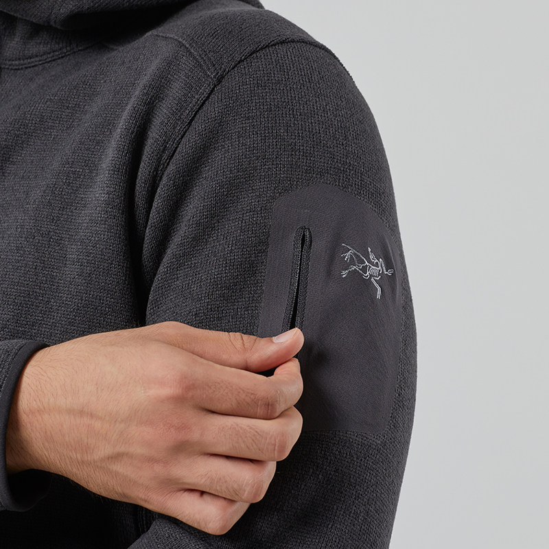 arcteryx始祖鸟coverthoody男子抓绒连帽衫