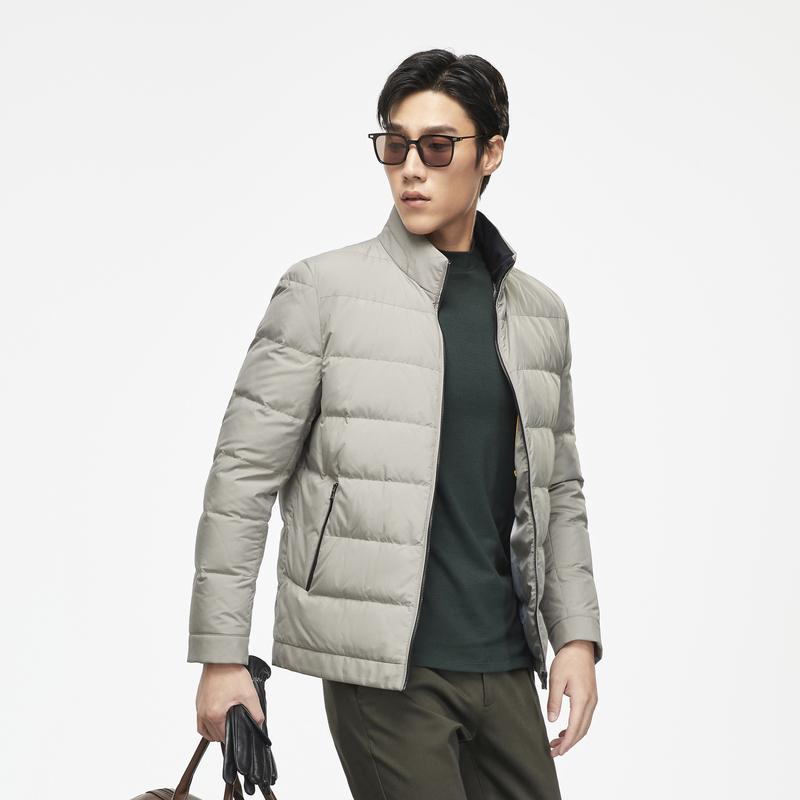 羽绒服雅戈尔白鸭绒鸭绒休闲保暖男士商务官方新款羽绒服