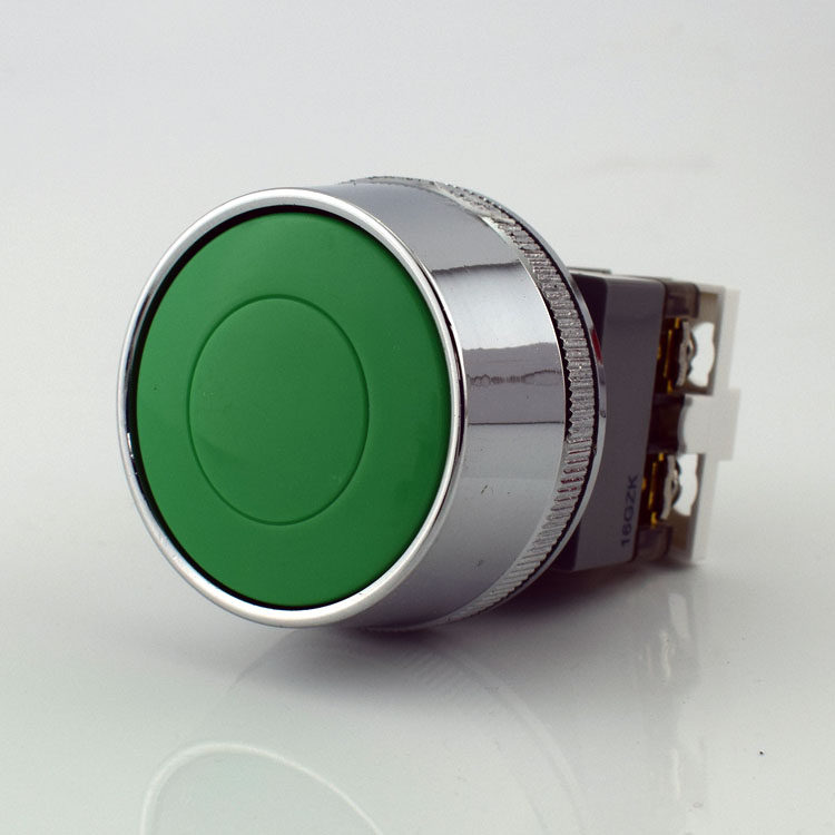 进口按钮开关 自复位 40mm锌合金金属蘑菇头 kacon凯昆b30-21-c40