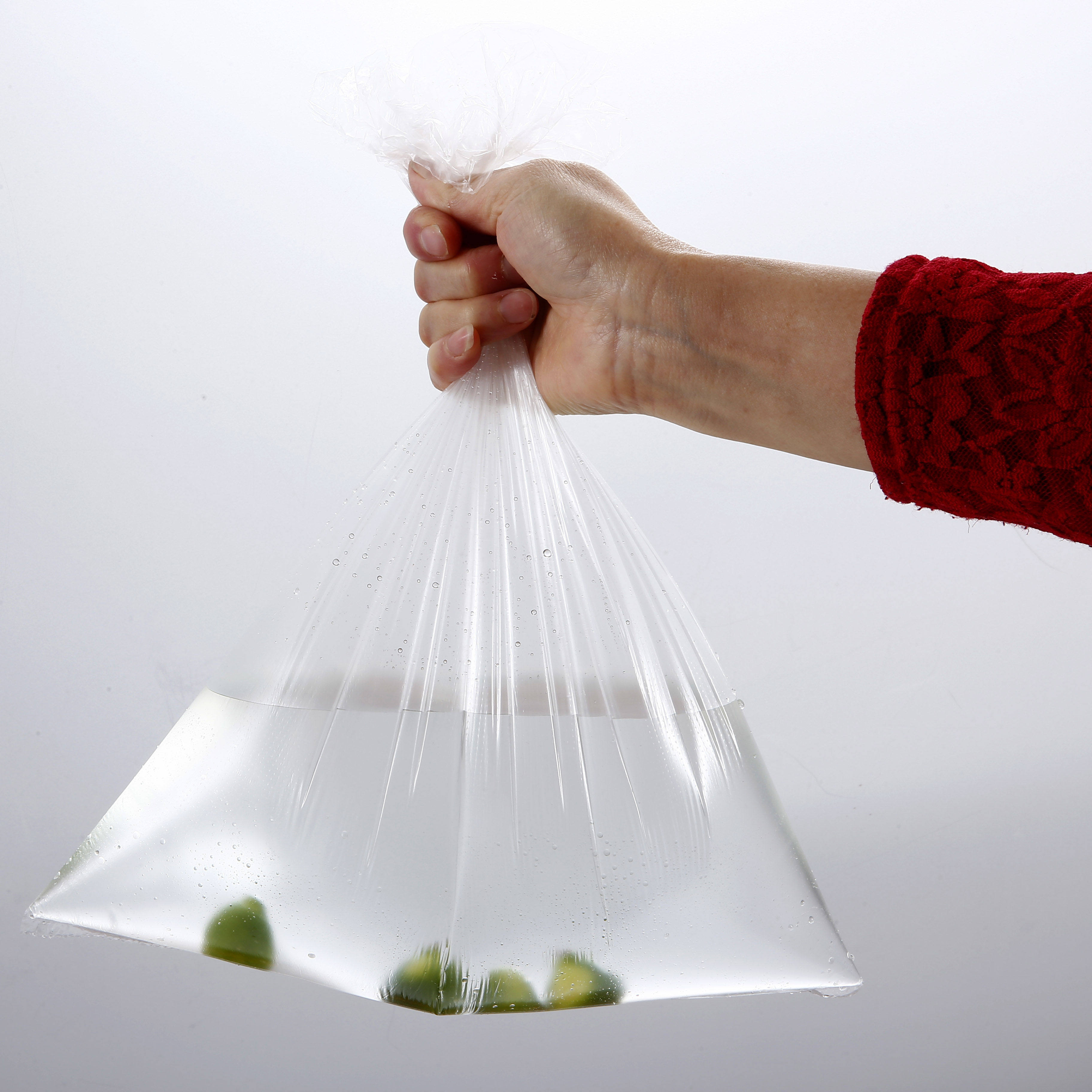 超市保鲜袋家用经济装加厚食品袋中号特大号点断式密封一次性连卷