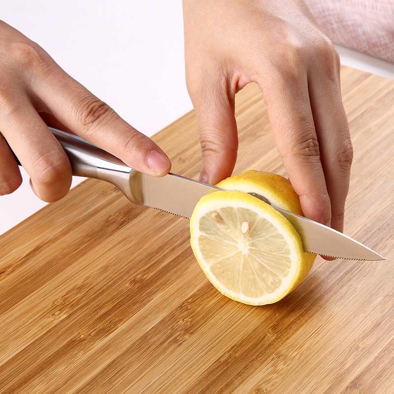 锯齿水果刀折叠瓜果刀不锈钢小刀削皮刀德国