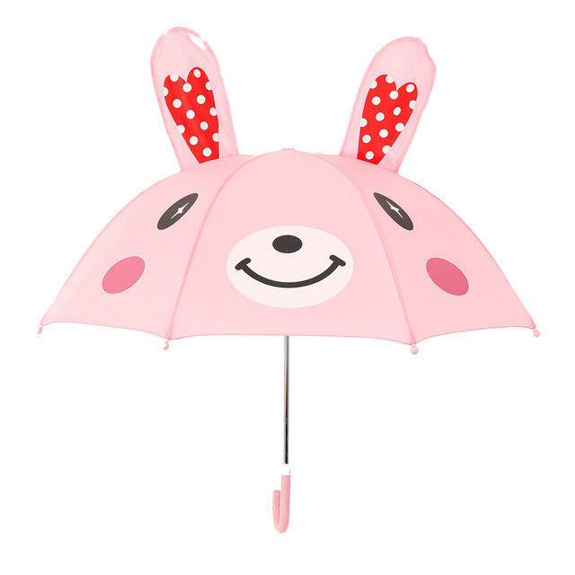 儿童雨伞女童公主宝宝长柄幼儿园遮阳防晒小孩小学生男童太阳伞 - 恋