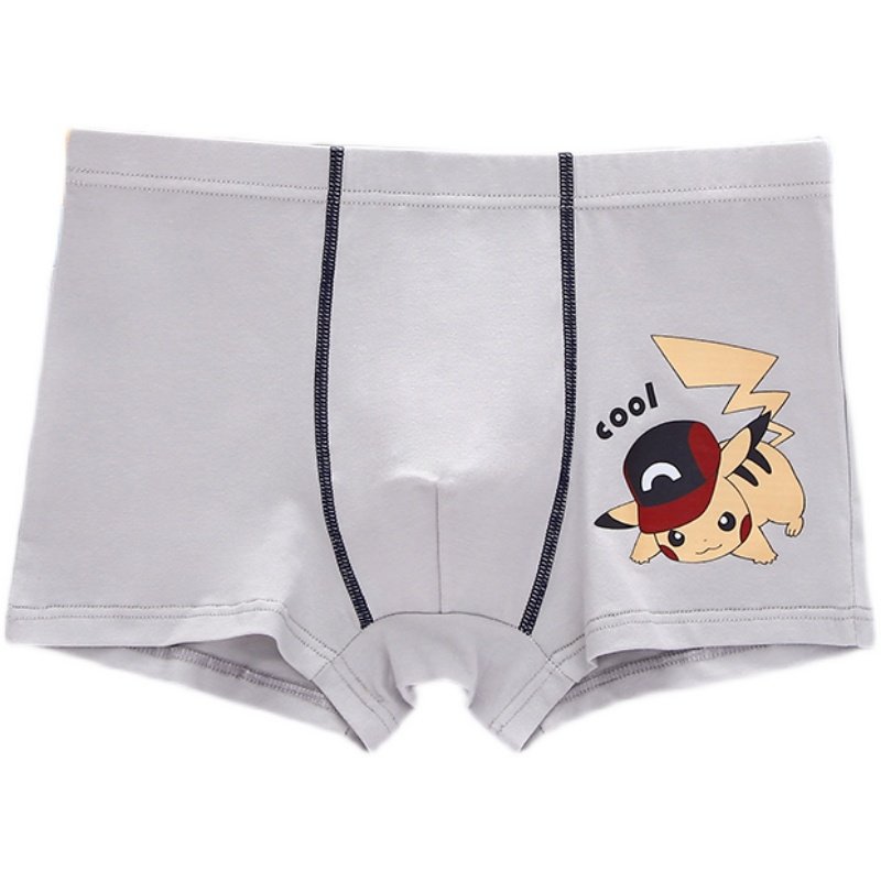 内裤青少年纯棉学生高中初中生大童发育潮流个性男平角内裤