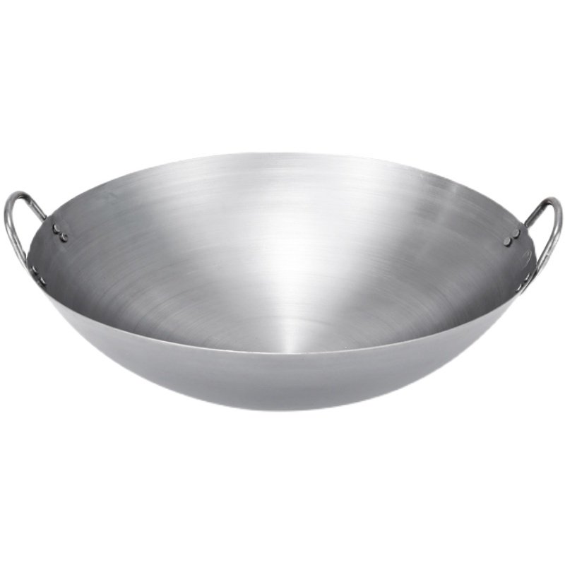 双耳炒锅特大号煤气灶专用大锅炒鼎商用炒锅